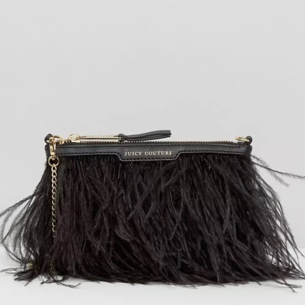 Juicy Couture Black Feather
Crossbody Bag